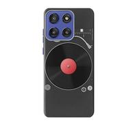 Turntable Vinyl Record Player Graphic Funda Carcasa Case para Motorola Moto G Stylus 5G (2025), Edge 60 Stylus