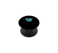 Turquesa Color Nothing To See Here Gráfico Turquesa PopSockets PopGrip Adhesivo