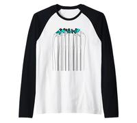 Turquesa Color You Know I Speak Up Turquesa Camiseta Manga Raglan