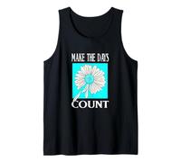 Turquesa Don't Count The Days Gráfico Turquesa Camiseta sin Mangas