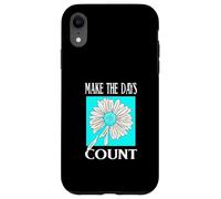 Turquesa Don't Count The Days Gráfico Turquesa Carcasa para iPhone XR