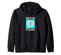 Turquesa Don't Count The Days Gráfico Turquesa Sudadera con Capucha