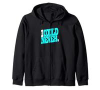 Turquesa I Could Never Turquoise Graphic Sudadera con Capucha