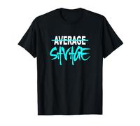 Turquesa Not Your Average Savage Turquoise Graphic Camiseta
