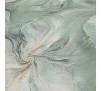 Papel Tapiz Floral Líquido Vinilo Textura Turquesa Erismann 10514-18 Dormitorio