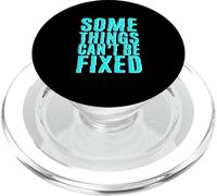 Turquesa Some Things Stay Broke Turquesa Gráfico PopSockets PopGrip para MagSafe