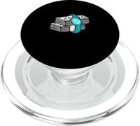 Turquesa Tiempo/Dinero Turquesa PopSockets PopGrip para MagSafe