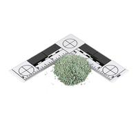 Turquesa verde World of Wood: piedra triturada pura y natural para incrustaciones de madera, ideal para joyer a y m s (consistencia media) (1/2 o