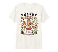 Turquía Chica Tradicional Vestido Hagia Sophia Baklava Turco Camiseta Premium