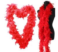 Turquía Feather Boa - Bufanda De Plumas De Pavos - Fluffys Boa Buff - Feather Boa Party | Para Cosplay, RavesFiesta, Presentación Escénica, Mascarada