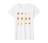 Turquía Fracción de matemáticas Divertido enseñar Profesor de Escuela de Acción de Gracias Camiseta gráfica económica, Mujer, Blanco, XL