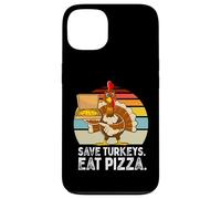 Turquía Gracioso Acción de Gracias Salvar Pavos Comer Pizza Hombres Niños Carcasa para iPhone 13