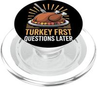 Turquía Primeras preguntas después del Día de Acción de Gracias PopSockets PopGrip para MagSafe