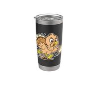Turquía Rugby correr Dibujos animados Vaso térmico de acero inoxidable de doble pared
