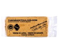 Turrón blando Jijona 64% almendra Marcona, artesano. Tableta de 300 gramos - Turrones Fabián - Almendra Mediterránea. Tiene la Denominación de Origen Jijona. Envasado a mano. Producción Limitada