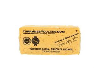 Turrón blando Jijona con almendra marcona NACIONAL, artesano. Tableta de 300 g - Turrones Fabián - ¿Cuál es nuestro secreto? Denominación de Origen Jijona-Alicante. Envasado a mano.