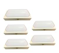 Turrón Cajas de Madera y Moldes de Plástico para elaboración (Pequeño, 5, unidad)