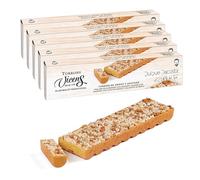 Turrón de Arroz y Azafrán by Quique Dacosta 300g en Estuche línea Sinergia Torrons Vicens - Dulces de Navidad Calidad Suprema - Turrón con arroz, naranja y cereales (Pack 3 Turrones)