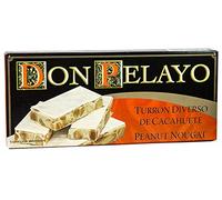 Turrón de Cacahuete duro Don Pelayo - 200 g - Delicioso sabor a turrón con auténtico CACAHUETE