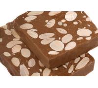 Turrón de chocolate con almendras 150g