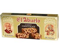 Turrón de Chocolate con Almendras El Abuelo, 300 gramos