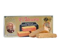 Turrón de Jijona El Abuelo, artesano, 300 gramos, blando con denominación de Origen.