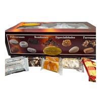 Turron en Porciones Surtidos - Calidad Extra - 3 Kilos - Especialidades: Duro - Blando/Jijona - Chcolate y Almendra - Yema - Chocolate Crujiente - Turrones Mini - DulceEstepa