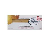 TURRON SIN GLUTEN DE NATA CON NUECES LA CAMPESINA