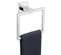 TURS Toallero de acero inoxidable 304 pulido para montaje en pared, acabado cromado pulido