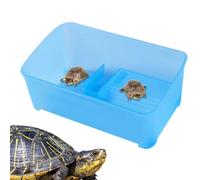 Turtle Aquarium Kit, Deepened Turtle Tank Starter Kit, Reptile Terrarium with Basking Platforms for Aquatic Turtles, 5 Multi-Functional Areas for Crabs and Crayfish