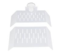 Turtle Basking Platform | Plastic Ramp with Firm Suction Cups | Secure Reptile Resting Shelf for Turtles/Terrapins/Newts | 2 - Pack Sturdy Enclosure Accessories