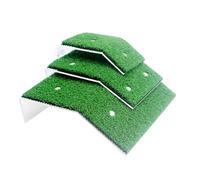 Turtle Basking Platform - Rampa de césped artificial flotante | Accesorio de terrario para reptiles y anfibios | PP no tóxico con ventosas fuertes S/M/L
