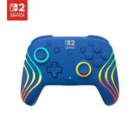 Turtle Beach Afterglow Azul Mando de juego RGB inalámbrico para Nintendo Switch 2