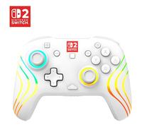Turtle Beach Afterglow Wave Blanco Mando de juego RGB inalámbrico para Nintendo Switch 2