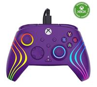 Turtle Beach Afterglow Wave Mando Morado con Cable RGB - con Licencia para Xbox Series XS, Xbox One y Windows - Botones programables, disparadores de Efecto Hall, Controles de Audio