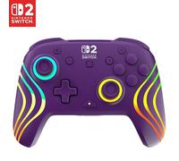 Turtle Beach Afterglow Wave Morado Mando de juego RGB inalámbrico para Nintendo Switch 2