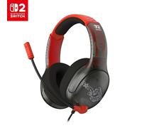 Turtle Beach Airlite Fit Auriculares con Cable para Juegos en Mario Star con Licencia Oficial para Todos los Nintendo Switch: micrófono abatible y silenciable, Orejeras de Comodidad Superior