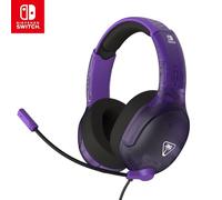 Turtle Beach Airlite Fit Auriculares con Cable para Juegos en Morado fantasmal con Licencia Oficial para Todos los Nintendo Switch: micrófono abatible y silenciable, Orejeras de Comodidad Superior