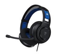 Turtle Beach Atlas 200 Negro Auriculares de Juego con Cable con Licencia Oficial para Playstation, PS5, PS4, transductores Nanoclear de 50 mm, micrófono con función de Silencio al abatir