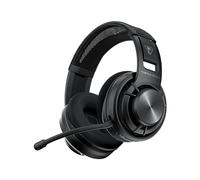 Turtle Beach Atlas Air draadloze open-back headset, PC, PS5, PS4 en mobiel | Zwart, PlayStation, 24-bits hifi, verstelbare microfoon, oplaadbare batterij (50 uur), traagschuim-kussens, lichtgewicht