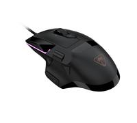 Turtle Beach Command Series MC3 Ratón de juego con cable - sensor óptico Owl-Eye de 30 000 PPP, rueda de desplazamiento 4D, frecuencia de muestreo de 1000, interruptores ópticos Titan, iluminación RGB