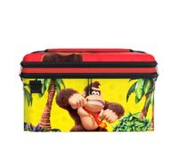 Turtle Beach PlayTrek Estuche de viaje rígido 2 en 1 para Nintendo Switch 2 | Donkey Kong Jungle, licencia Switch 2, estuche, portacartuchos p/12 juegos, almacenamiento accesorio, protección
