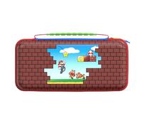 Turtle Beach PlayTrek Estuche de viaje rígido Mario Bricks Nintendo | Licencia Switch 2, Lite, OLED, estuche, portacartuchos p/12 juegos, funda, almacenamiento portátil, protección, Mario Bricks