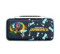 Turtle Beach PlayTrek Funda de Viaje para Nintendo Switch 2 | Minecraft Dungeons II, con licencia para Nintendo Switch 2, almacenamiento, soporte para tarjetas de juego, carcasa rígida