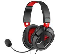 Turtle Beach Recon 50 Auriculares Gaming PC, PS4, PS5, Xbox One y Nintendo Switch, Negro / Rojo