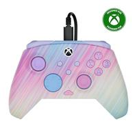 Turtle Beach Rematch Advanced Brillo Cotton Candy Mando de juego con cable. Con licencia para Xbox con botones reemplazables, gatillos ultracortos y controles de Audio