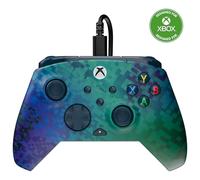 Turtle Beach Rematch Advanced Glitch Green Mando de juego con cable - Con licencia para Xbox con botones reemplazables, gatillos ultracortos y controles de Audio