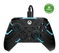 Turtle Beach Rematch Advanced Mando para juegos con cable para XBOX & PC | Acero titanio, XBOX Series X|S, XBOX One, PC, 2 bot. reasignables, gatillos Hall-Effect, control audio, brilla en oscuridad