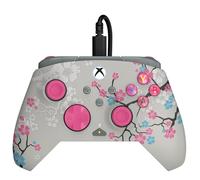 Turtle Beach Rematch Advanced Mando para juegos con cable para XBOX & PC | Flor de cerezo, XBOX Series X|S, XBOX One, PC, 2 bot. reasignables, gatillos Hall-Effect, control audio, brilla en oscuridad