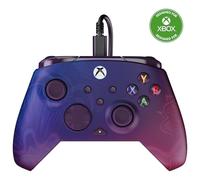 Turtle Beach Rematch Advanced Purple Fade Mando de juego con cable - Con licencia para Xbox con botones reemplazables, gatillos ultracortos y controles de Audio